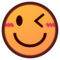 Winking Face emoji on Emojidex